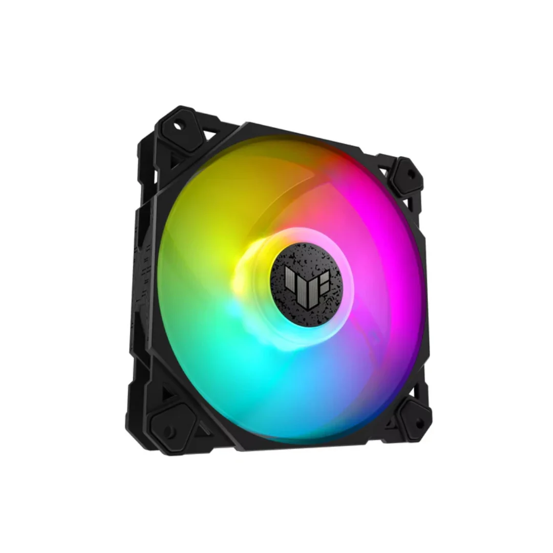 Asus TUF TF120 RGB Black 120mm 1pack, 76 CFM 1900rpm, aux fan TF120A1R - Image 3
