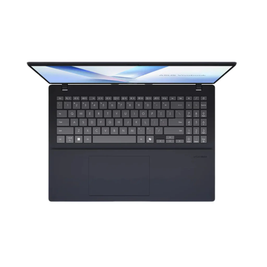 ASUS Vivobook 16 X1607QA-MB136WSM Laptop (Quiet Blue) | 16" WUXGA (1920x1200) IPS | Snapdragon X X1 26 100 | 16GB RAM | 512GB SSD | Qualcomm Adreno GPU | Windows 11 Home | MS Office Home 2024 + MS 365 Basic + ASUS AP4600 Backpack - Image 4