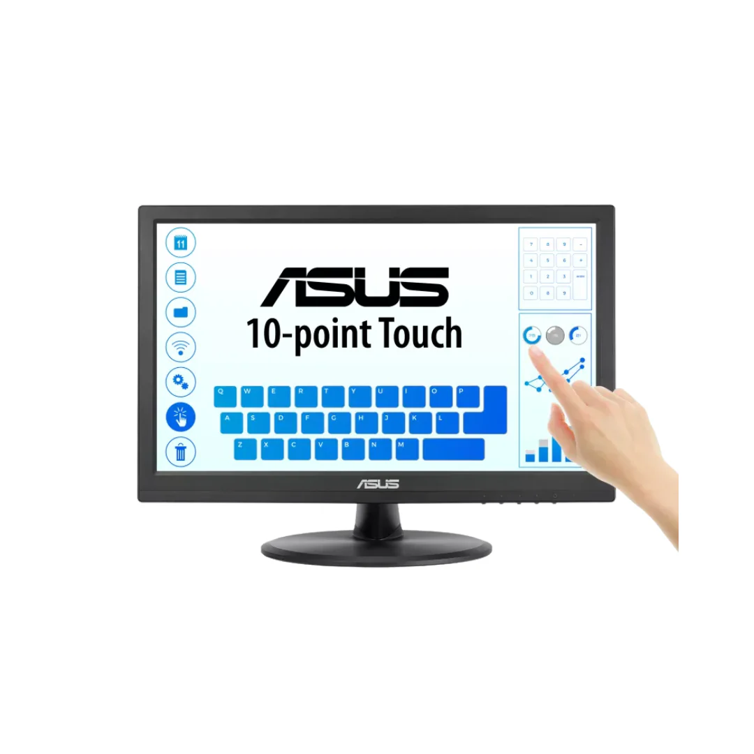 Asus VT169HE 15.6" IPS FHD 1920x1080 60Hz 5ms(GTG) Touch Monitor with Tilt Adjustment