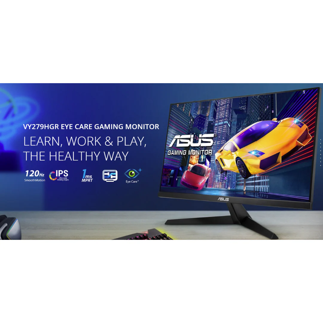 Asus VY279HGR 27" IPS 120Hz( OC) FHD 1920X1080 1ms (MPRT) Ultra-Wide Adaptive Sync Gaming Monitor - Image 4