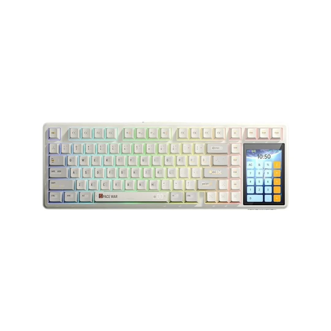 AULA L99 Smart Custom Touch Screen Mechanical Keyboard Customizable Tri-Mode (Wired / 2.4G / BT) Gasket Structure Hot-Swappable Full Keys RGB Backlight - Image 3