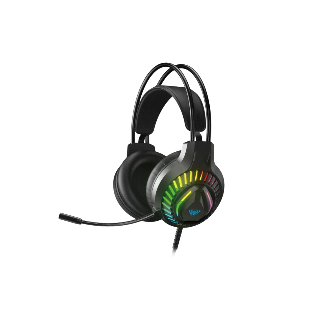 Aula Mountain S605 RGB Wired Gaming Headset with Noise Cancelling Microphone
