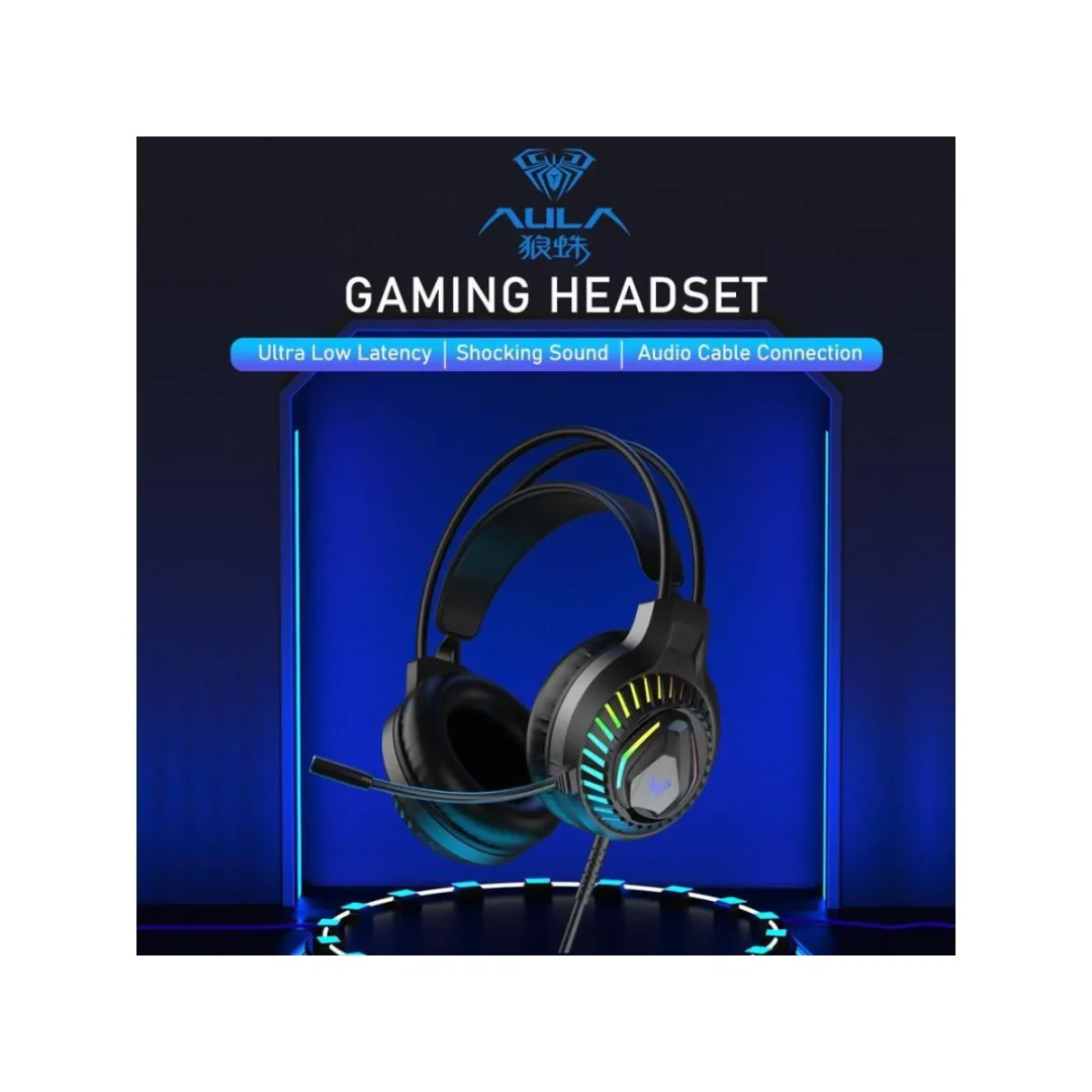 Aula Mountain S605 RGB Wired Gaming Headset with Noise Cancelling Microphone - Image 3