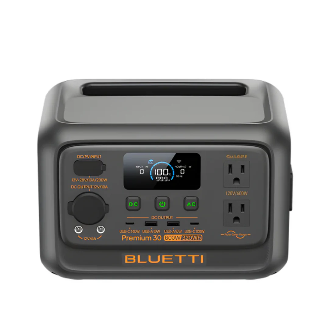 BLUETTI Premium 30 V2 600W Power Station PR30V2-PH-GY-20 - Image 3
