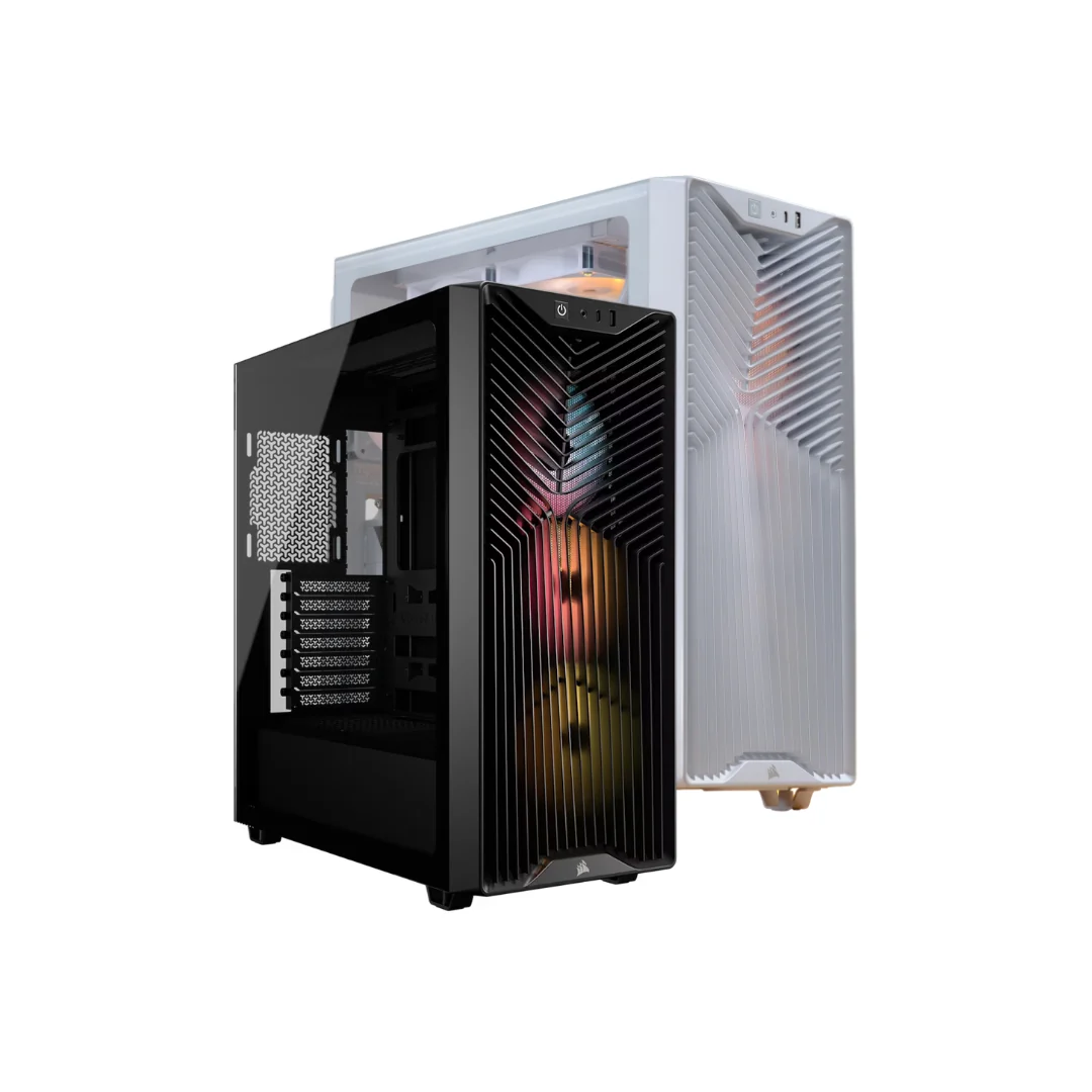 Corsair 3200D RS ARGB TG ATX Mid-Tower PC Case w/ 3x RS120-R ARGB Fans ( Black CC-9011344-WW | White CC-9011345-WW )