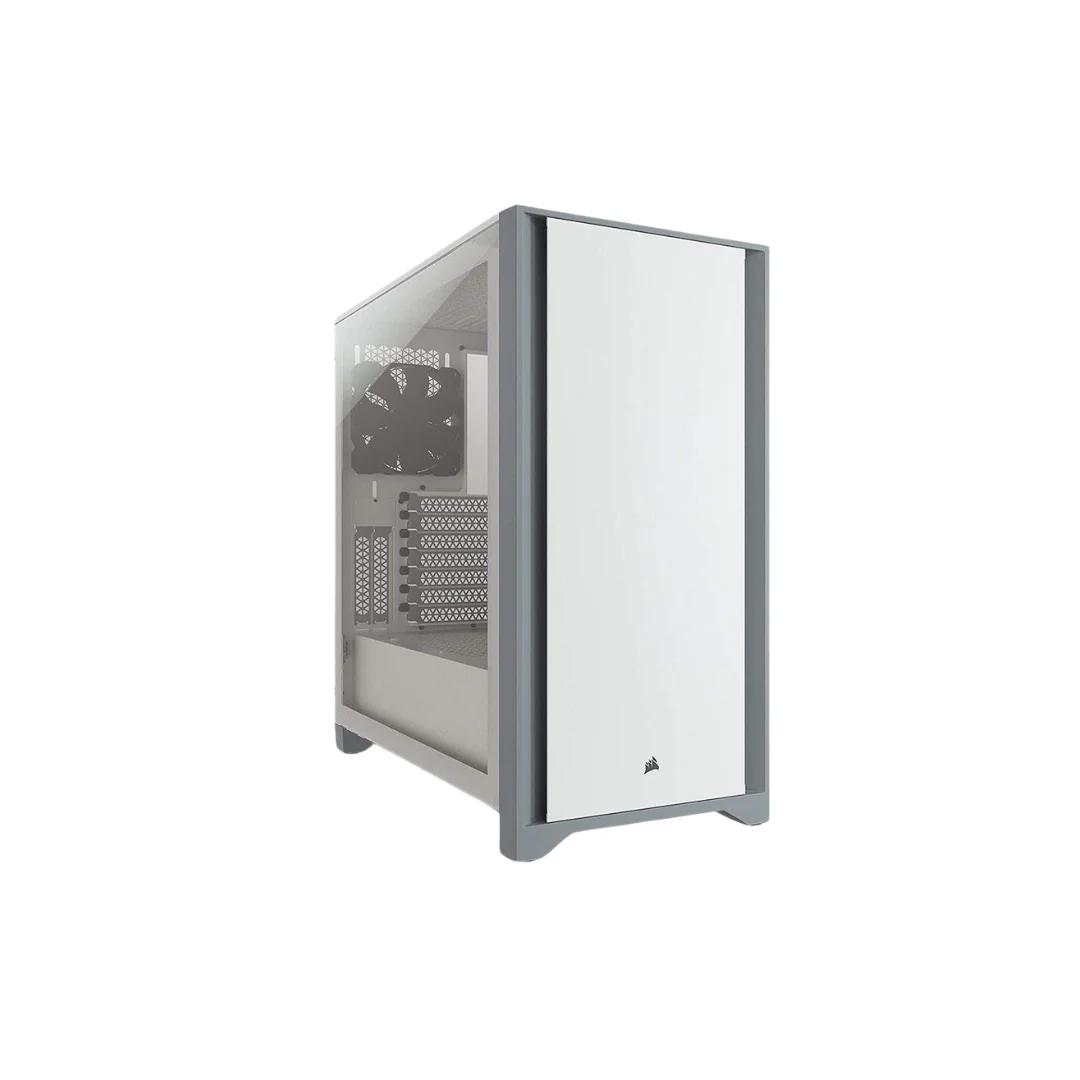 Corsair 4000D White TG MidTower Case + Corsair CX550 Bronze 550W Power Supply - Image 2