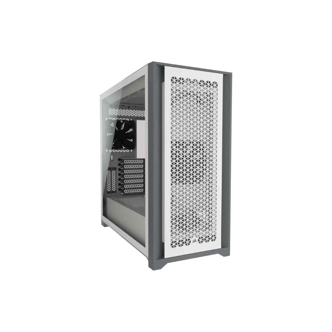 Corsair 5000D White TG MidTower Case + Corsair CX650 Bronze 650W Power Supply - Image 2