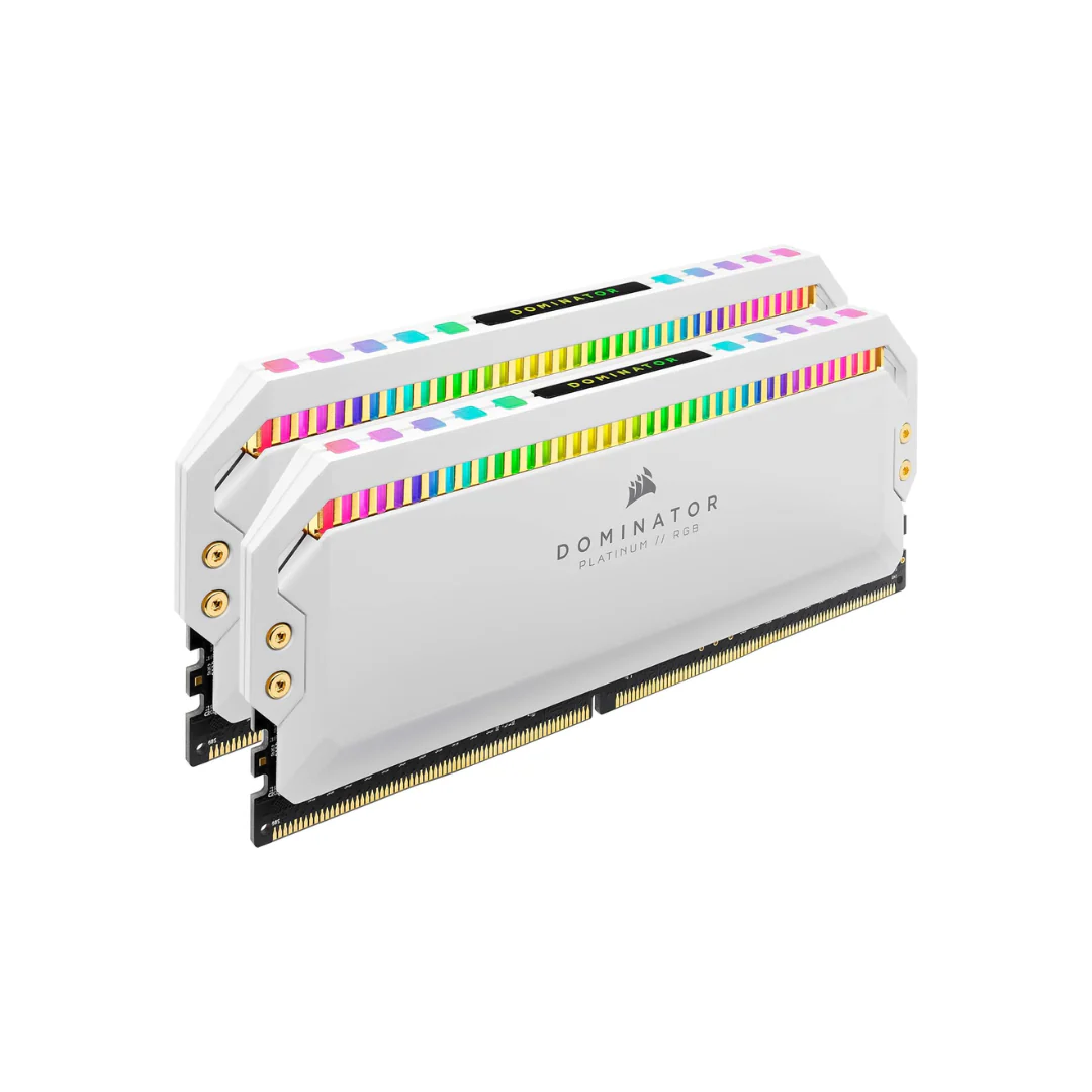 Corsair Dominator Platinum RGB 32GB (2 x 16GB) White DDR4 3600MHz C18 Memory Kit CMT32GX4M2D3600C18W - Image 3