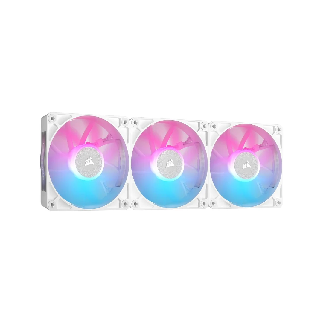 Corsair iCue Link RX120 RGB 120mm PWM Fan Triple Starter Kit Black CO-9051018-WW | White CO-9051022-WW - Image 2