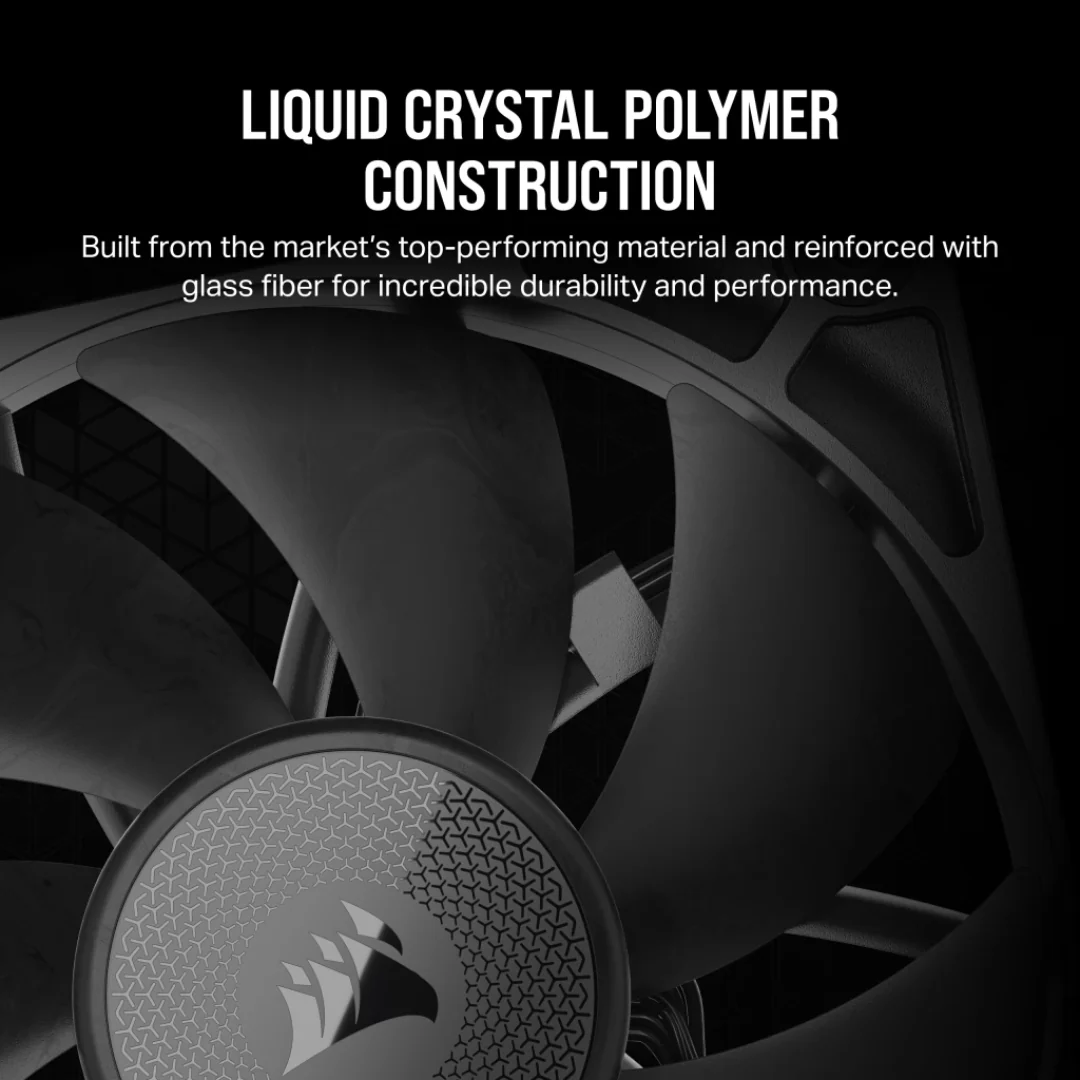 Corsair iCue Link RX140 140mm Black PWM Fan Twin Starter Kit CO-9051012-WW - Image 4