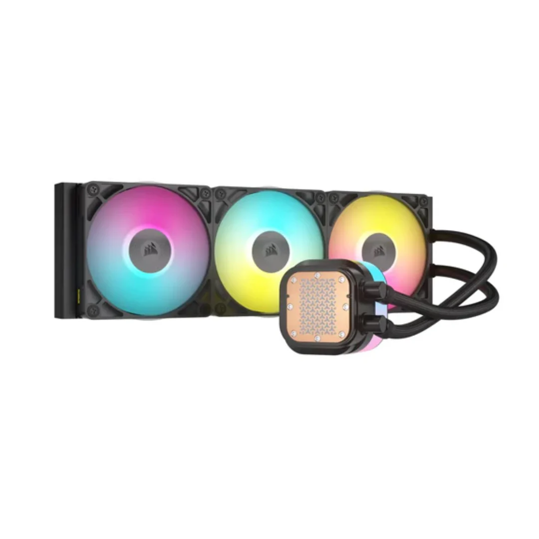 Corsair iCUE Link TITAN 360 RX RGB Black AIO 360mm Liquid CPU Cooler CW-9061018-WW - Image 2
