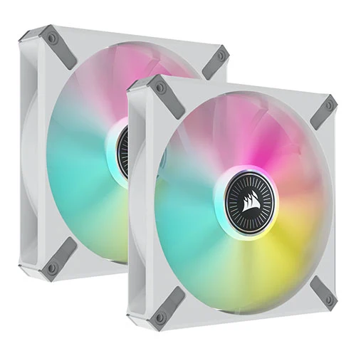 Corsair iCue ML140 RGB Elite 2-Pack White CO-9050119-WW
