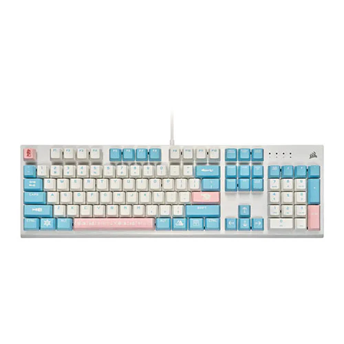 Corsair K60 RGB PRO Mechanical Gaming Keyboard White – Sweet Sky CH-910D719-NA