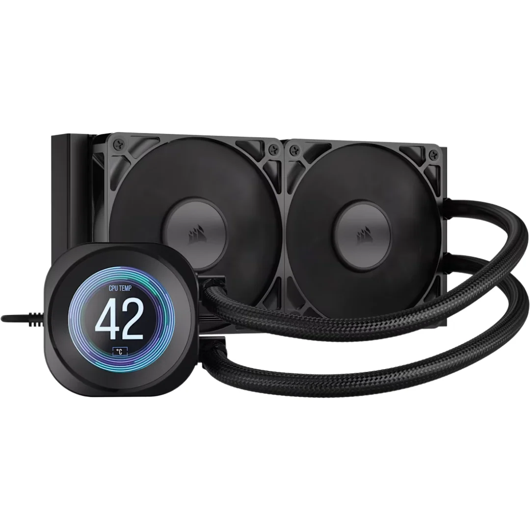 Corsair Nautilus 240 RS LCD 240mm Liquid CPU Cooler ( Black CW-9061031-WW | White CW-9061032-WW ) - Image 2