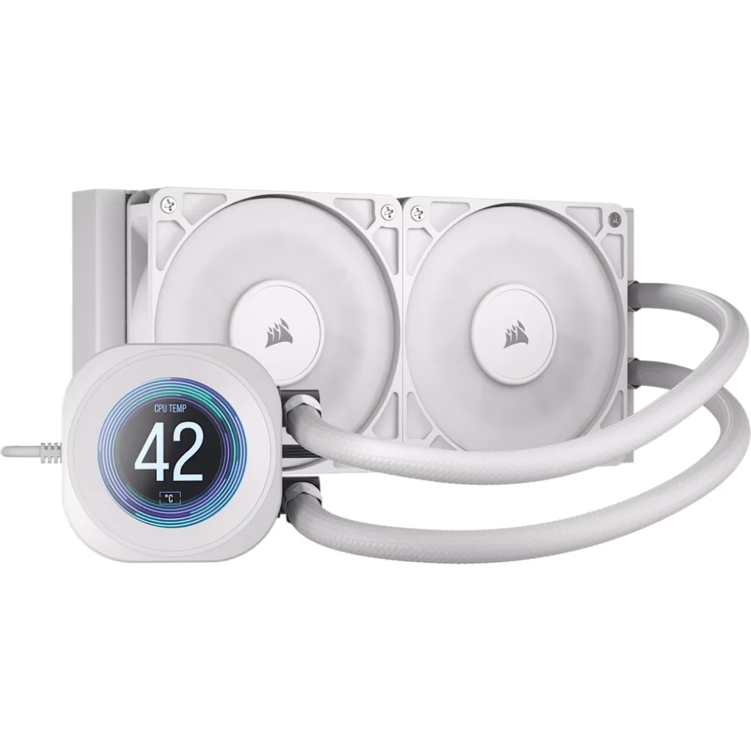 Corsair Nautilus 240 RS LCD 240mm Liquid CPU Cooler ( Black CW-9061031-WW | White CW-9061032-WW ) - Image 3