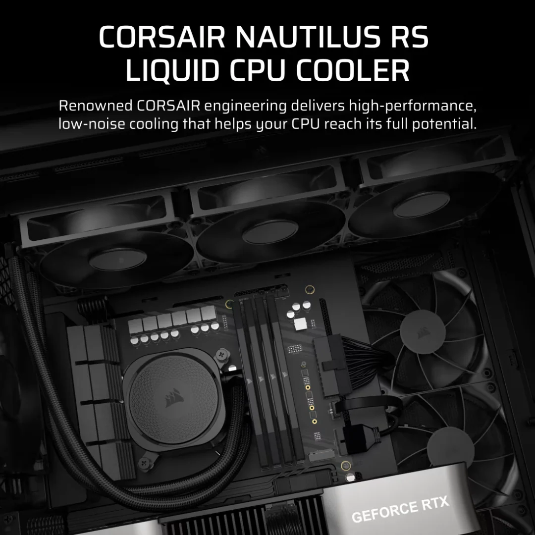 Corsair Nautilus 360 Liquid CPU Cooler ( Black CW-9060089-WW ) - Image 4