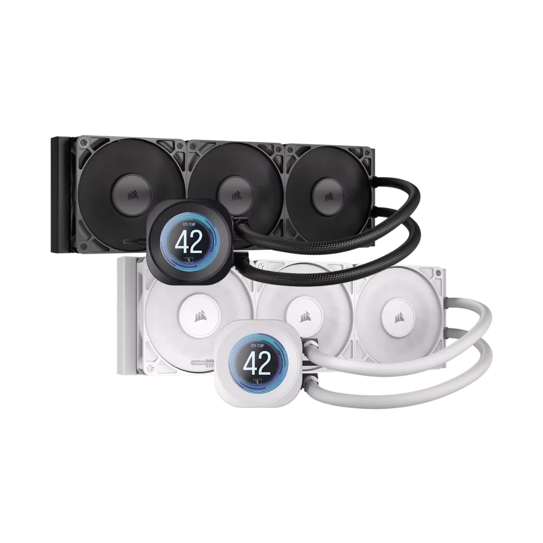 Corsair Nautilus 360 RS LCD 360mm Liquid CPU Cooler ( Black CW-9061033-WW | White CW-9061034-WW ) - Image 3