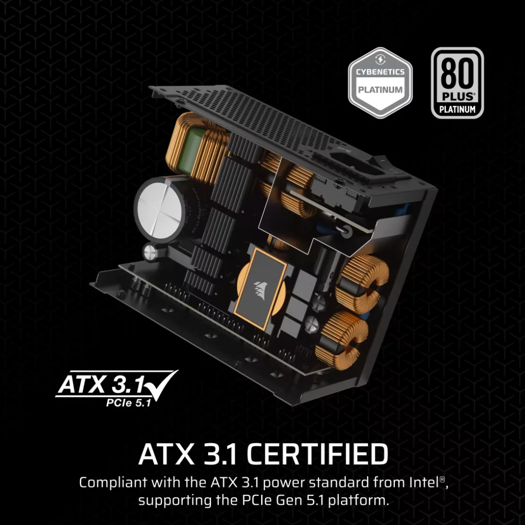 Corsair SF1000 SFX 1000W 80+ PLATINUM Fully Modular Power Supply CP-9020257-NA - Image 5
