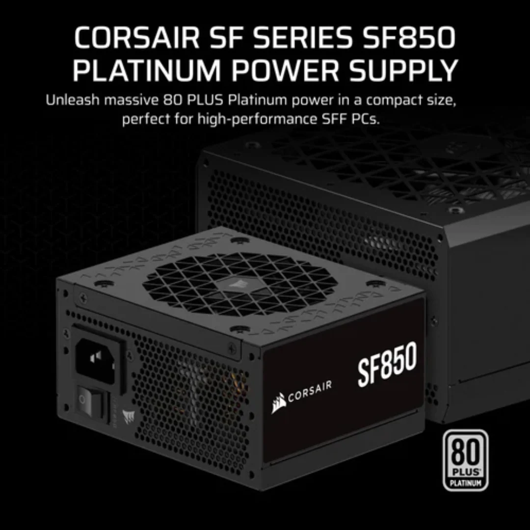Corsair SF850 SFX 850W 80+ PLATINUM Fully Modular Power Supply CP-9020256-NA - Image 2