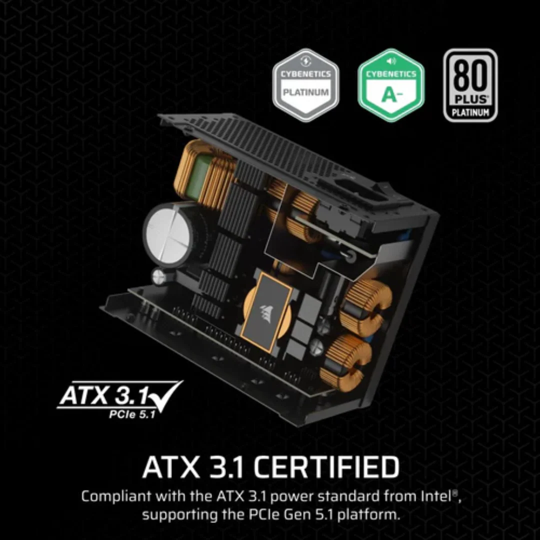 Corsair SF850 SFX 850W 80+ PLATINUM Fully Modular Power Supply CP-9020256-NA - Image 3