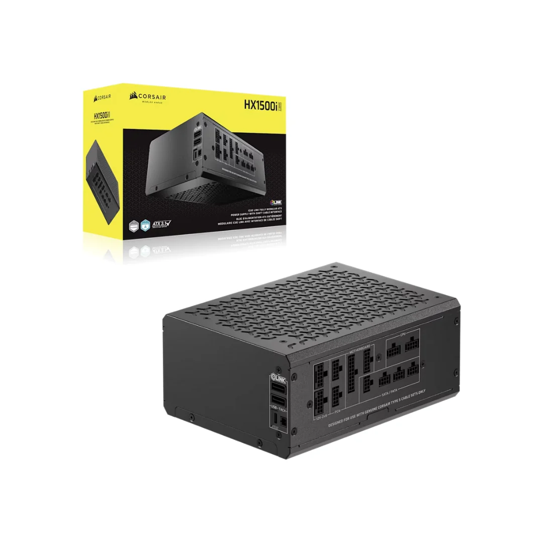 Corsair SHIFT PLATINUM ATX 3.1 80+ Full Modular Power Supply ( HX1000i / HX1200i / HX1500i ) - Image 4