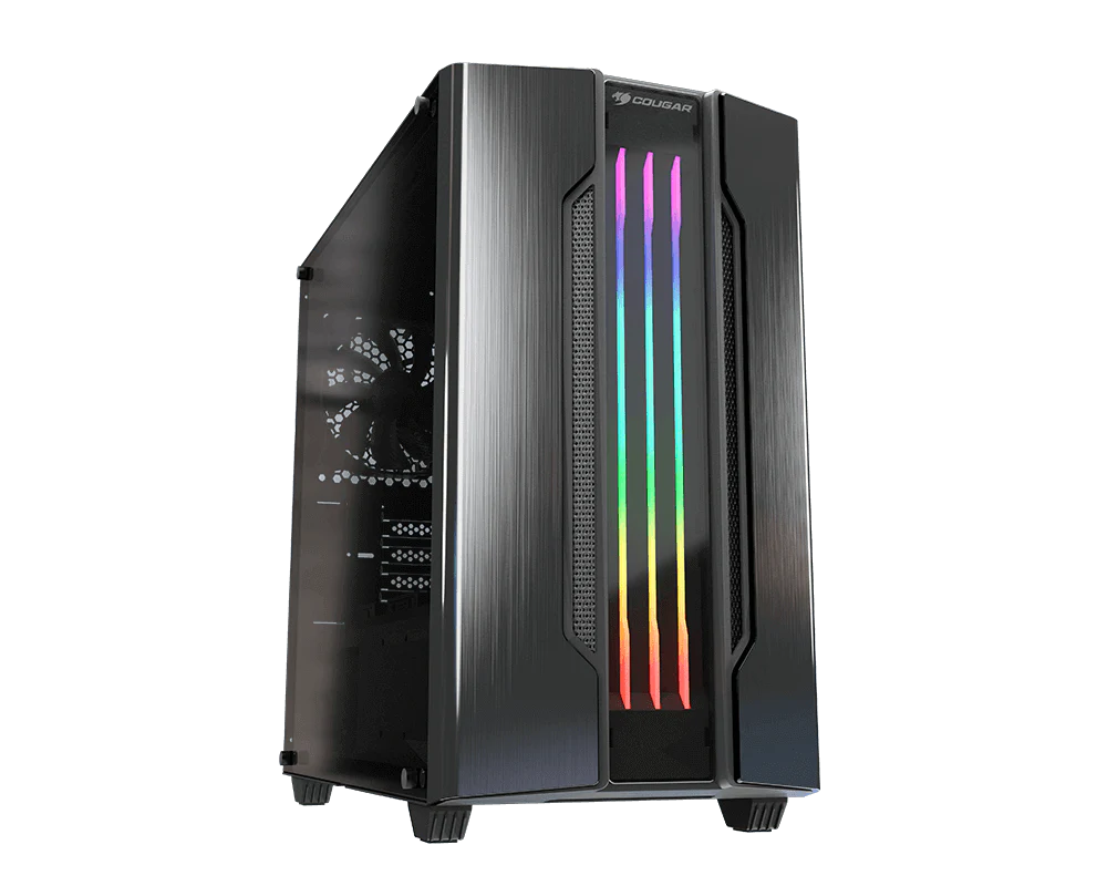 Cougar Gemini M RGB Silver ATX TG Mini Tower Case (1x120mm) - Image 4