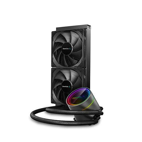 Deepcool Castle 240EX aRGB 240mm AIO LC Cooler ( White DP-GS-H12W-CSL240EX-AR-WH / Black DP-GS-H12W-CSL240EX-AR ) - Image 2