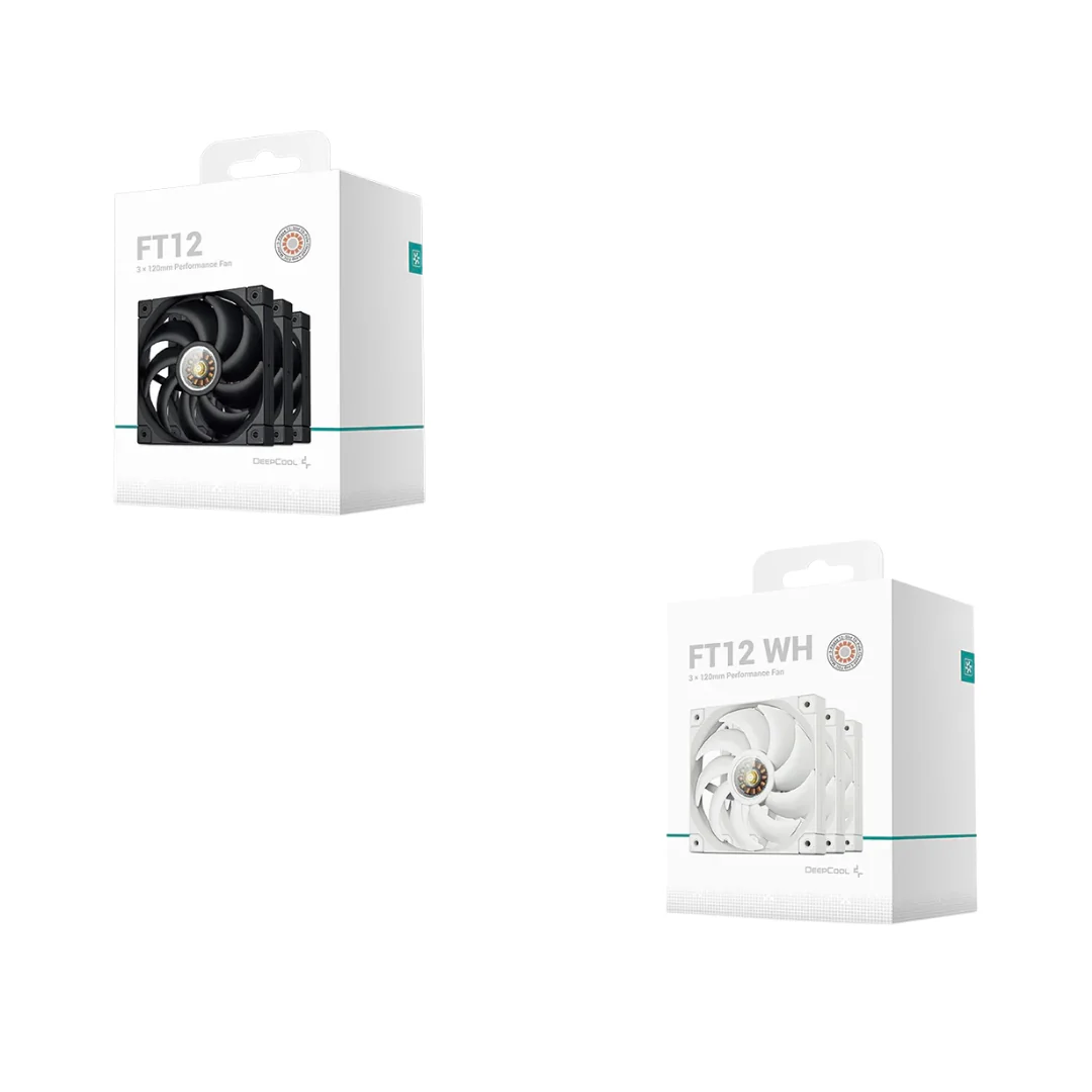 DeepCool FT12 High-Performance 120mm Fan 3in1 ( Black R-FT12-BKWPN3-G | White R-FT12-WHWPN3-G ) - Image 3