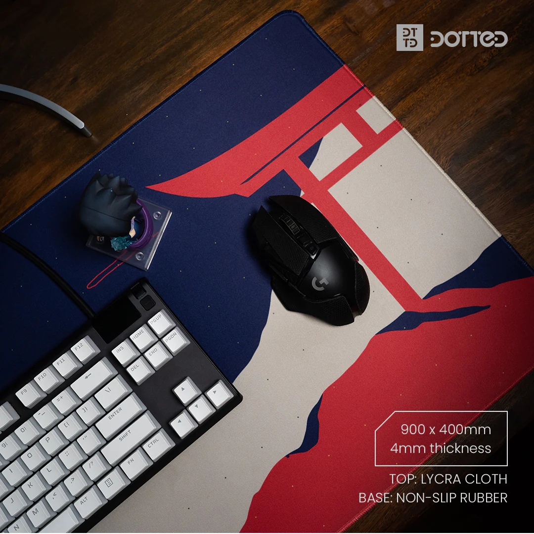 Dotted Japanese Collection Desk Mat 900 x 400 x 4mm - Image 4