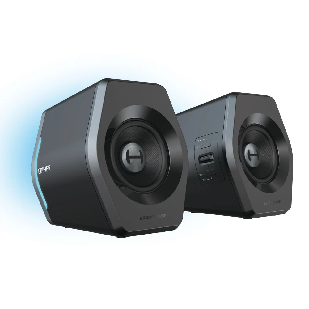Edifier G2000 2.0 Gaming Speakers with Bluetooth RGB Led , USB soundcard , Powerful Bass