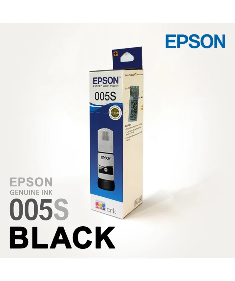 Epson 005S Original C13T01P100 Black Ink Bottle - Image 3