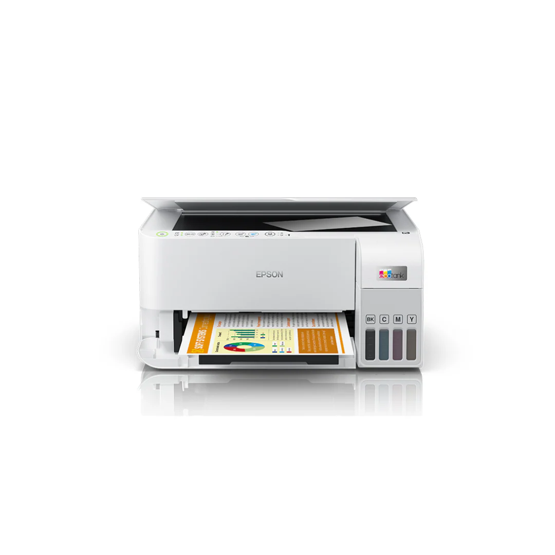 Epson L3556 Wireless EcoTank All-in-One Ink Tank A4 White Printer - Print Scan Copy - Image 2
