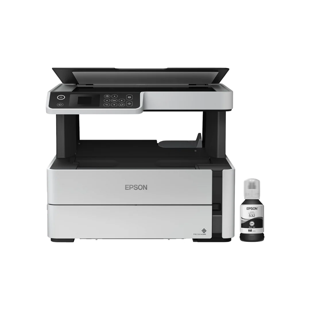 Epson M2170 EcoTank Monochrome All-in-One WiFi Duplex Ink Tank Printer - Image 2