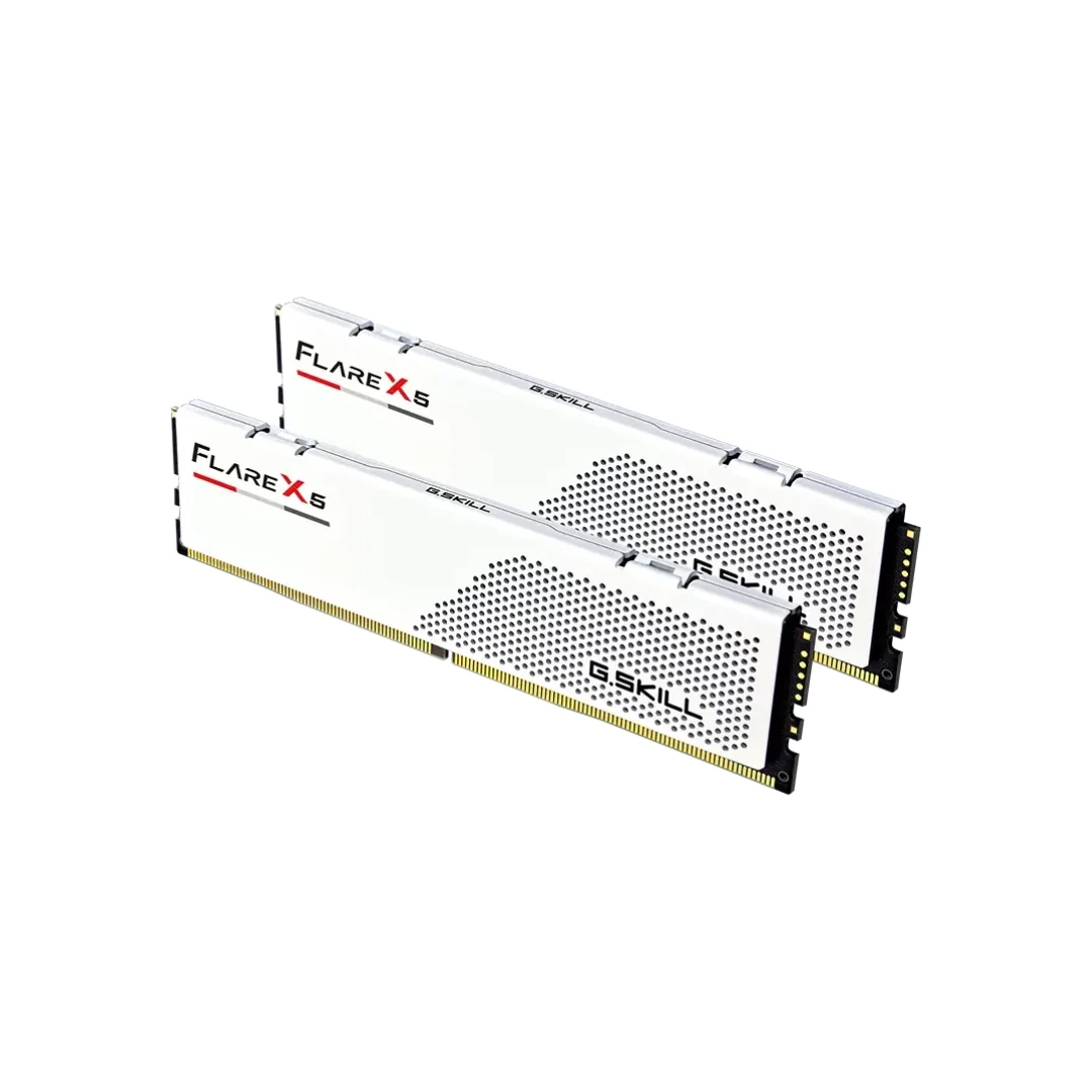 G.Skill Flare X5 32GB (2x16GB) White DDR5-6000MHz CL36-36-36-96 1.35V Desktop Memory F5-6000J3636F16GX2-FX5W | AMD Expo - Image 3