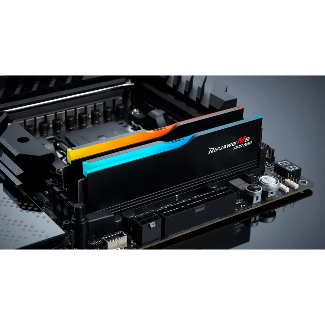 G.Skill Ripjaws M5 Neo RGB 32GB 16GX2 DDR5 6000 CL36 F5-6000J3648D16GX2-RM5NRK - Image 4
