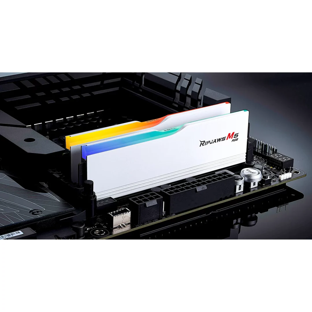 G.Skill Ripjaws M5 RGB 32GB 16GX2 DDR5 5600MT/s Desktop Memory F5-5600J3036D16GX2-RM5RW - Image 4
