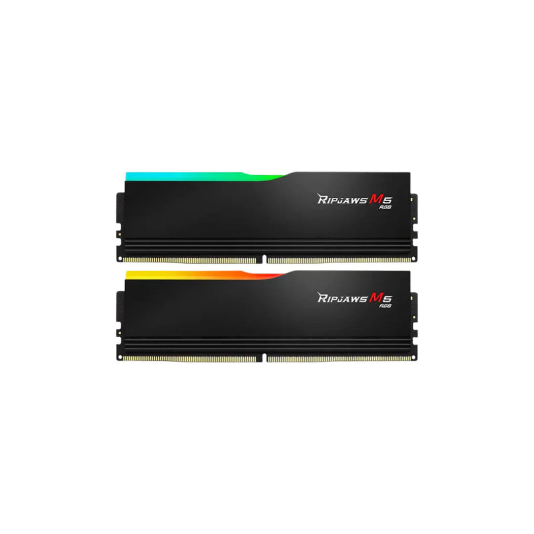 G.Skill Ripjaws M5 RGB 64GB 32GX2 DDR5 6000MT/s Desktop Memory F5-6000J3238G32GX2-RM5RK