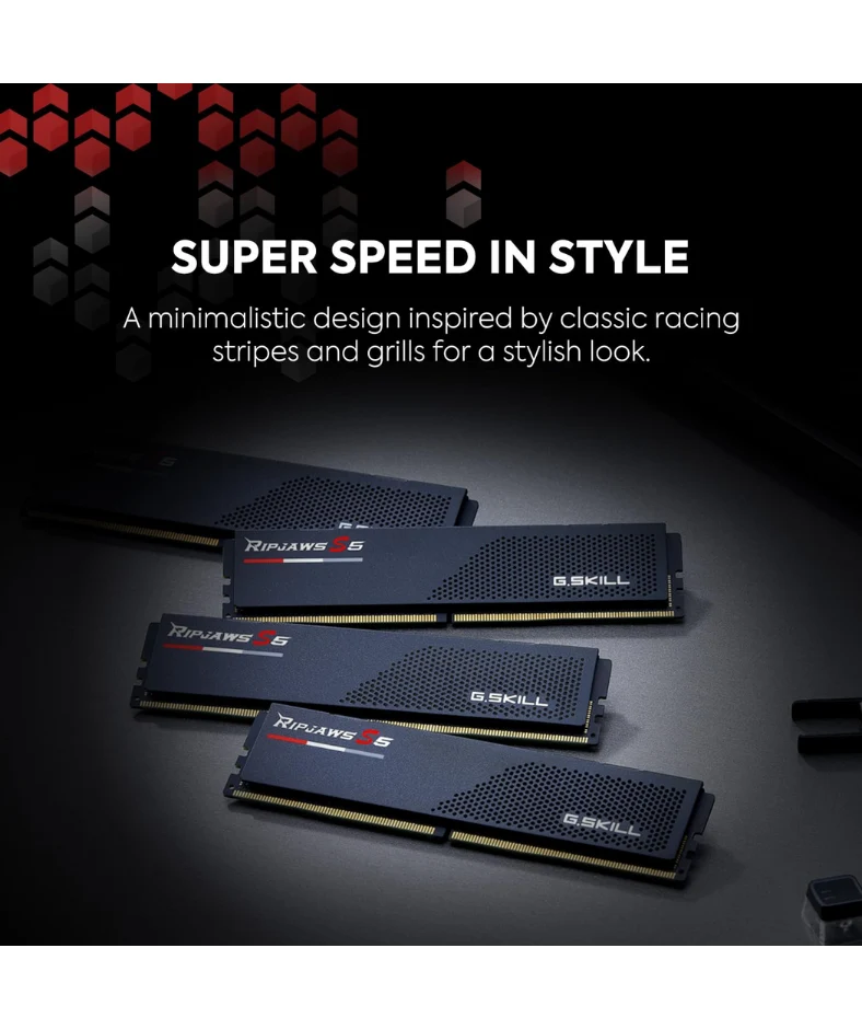 G.Skill Ripjaws S5 32GB 16GX2 DDR5 6000MT/s Black Desktop Memory F5-6000J3238F16GX2-RS5K - Image 4