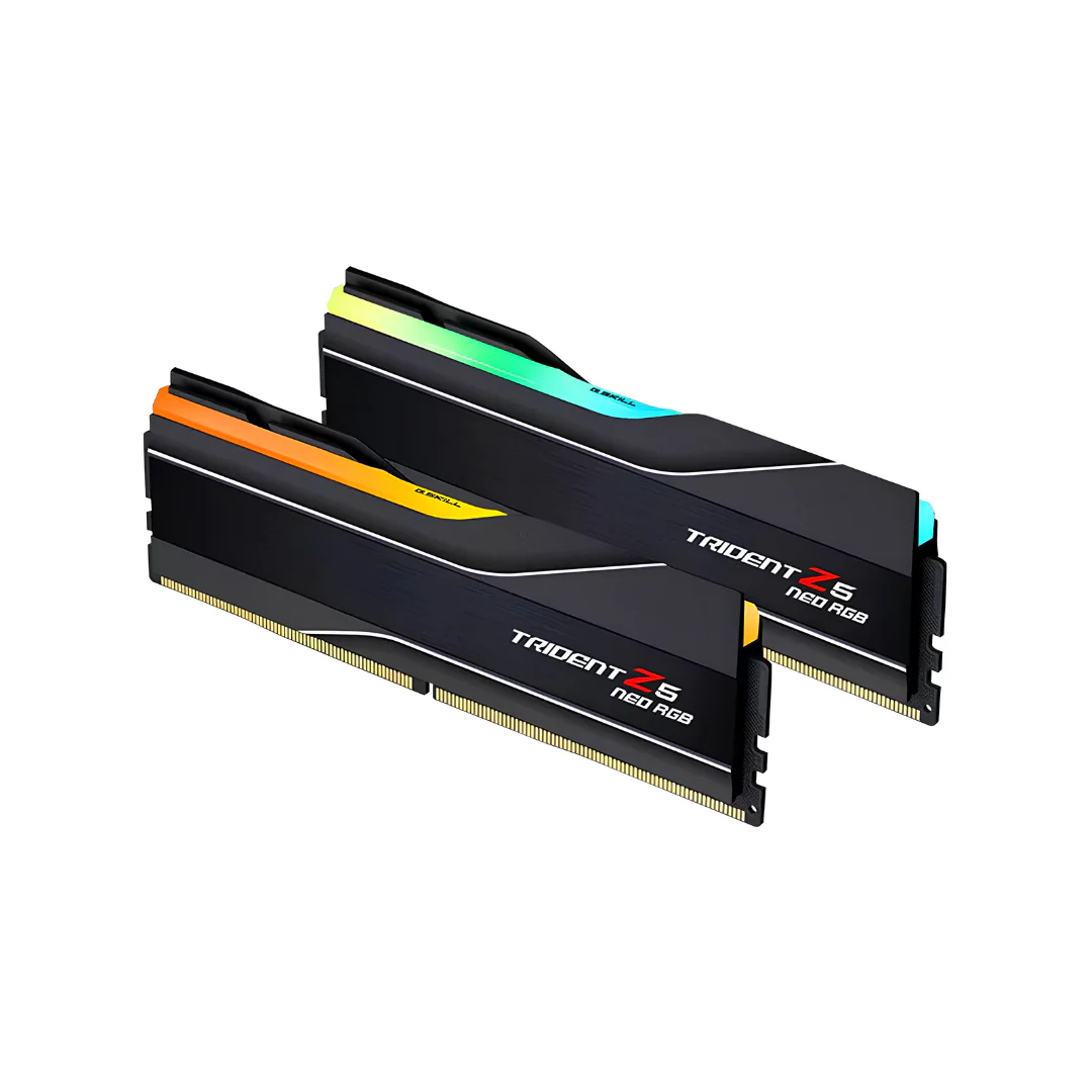 G.Skill trident Z5 Neo RGB 96GB 2x48GB DDR5 6000 MT/s CL28-36-36-96 1.35V AMD EXPO Desktop Memory F5-6000J2836F48GX2-TZ5NR - Image 3