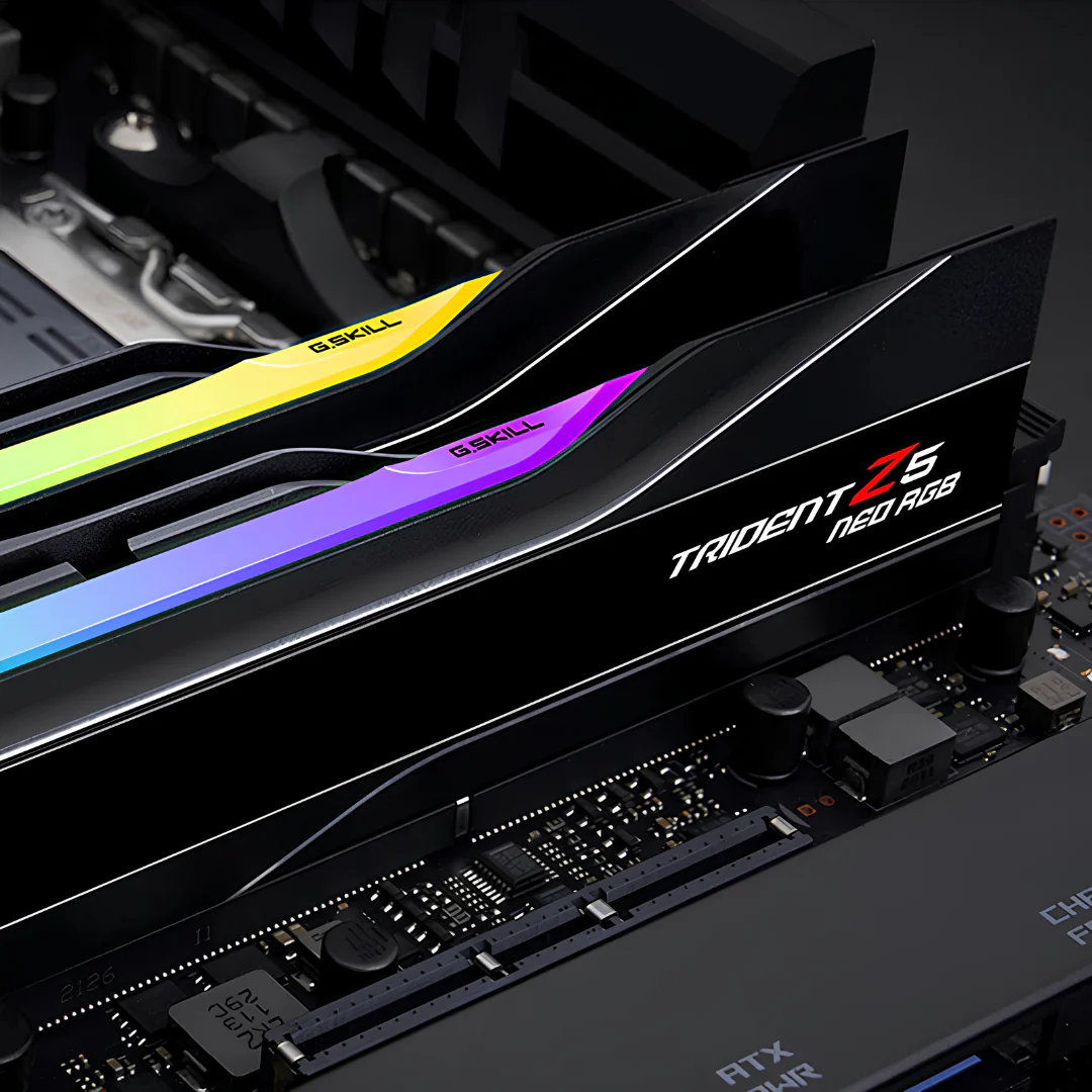 G.Skill trident Z5 Neo RGB 96GB 2x48GB DDR5 6000 MT/s CL28-36-36-96 1.35V AMD EXPO Desktop Memory F5-6000J2836F48GX2-TZ5NR - Image 4