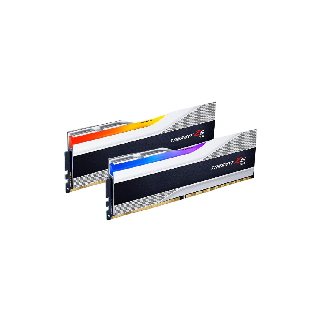 G.Skill Trident Z5 RGB 32GB 2X16 DDR5 6000MT/s White XMP Desktop Memory F5-6000J3238F16GX2-TZ5RW - Image 2