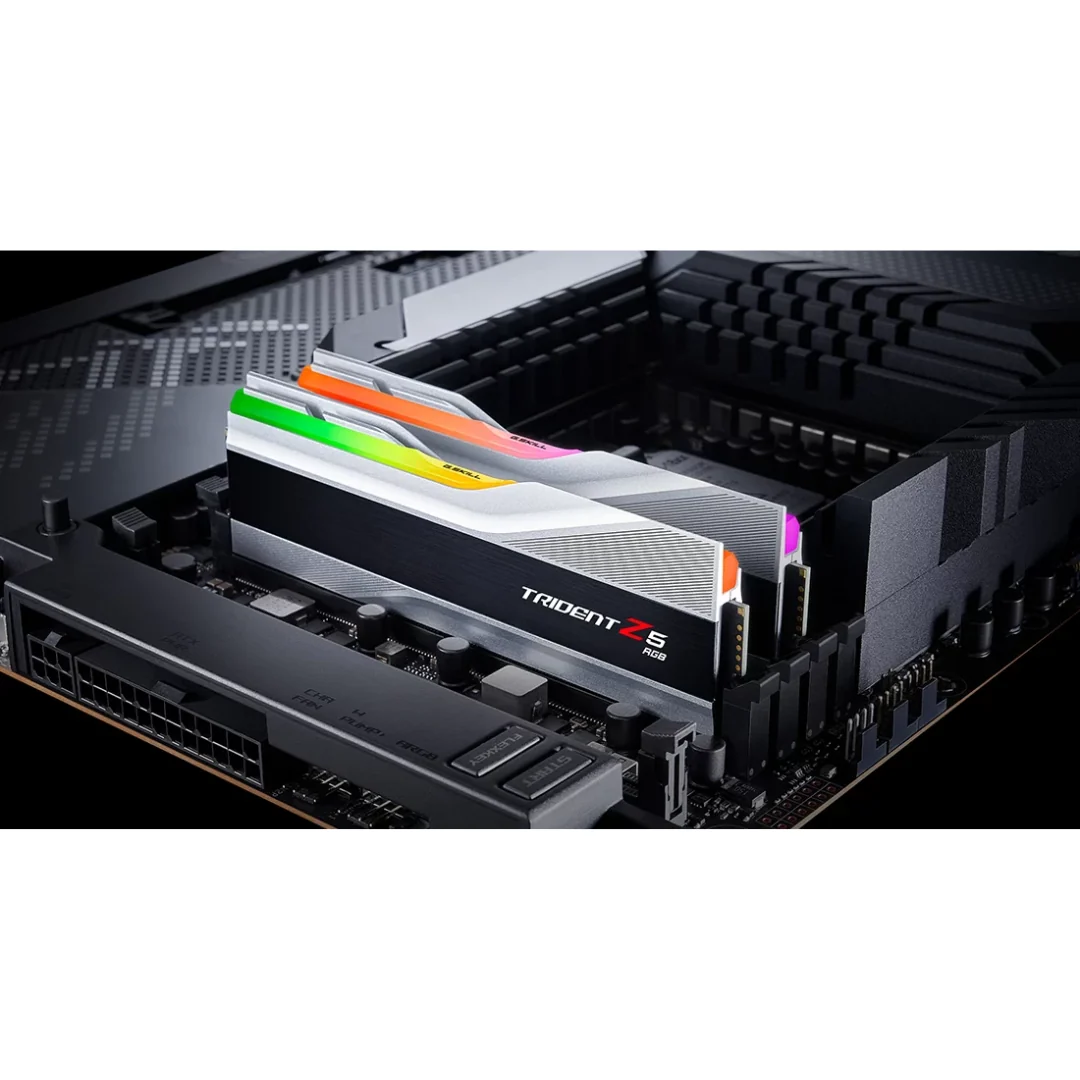 G.Skill Trident Z5 RGB 64GB 2X32G DDR5 6000MT/s White Desktop Memory F5-6000J3040G32GX2-TZ5RW - Image 4
