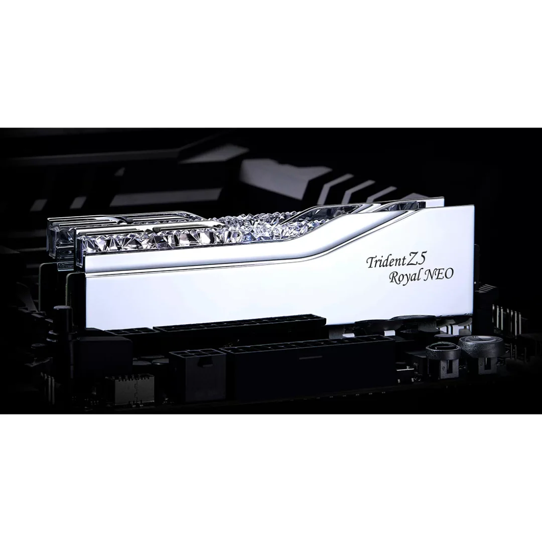 G.Skill Trident Z5 Royal Neo 64GB 2x32GB DDR5 6000 CL30-36-36-96 1.40V F5-6000J3036G32GX2-TR5NS - Image 4