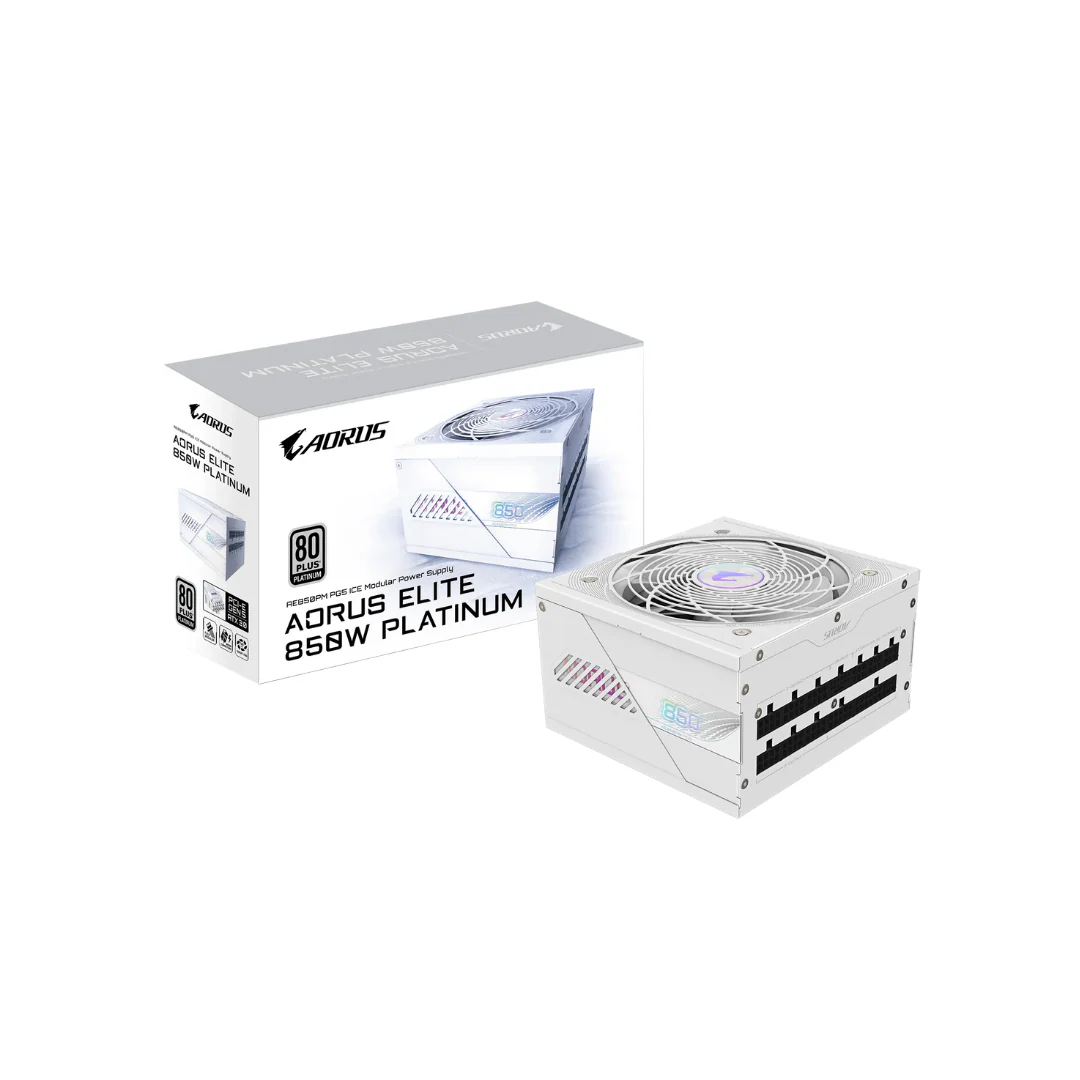 Gigabyte Aorus Elite P850W 80+ Platinum Modular PCIe 5.0 Power Supply GP-AE850PM-PG5 | GP-AE850PM-PG5-ICE - Image 3