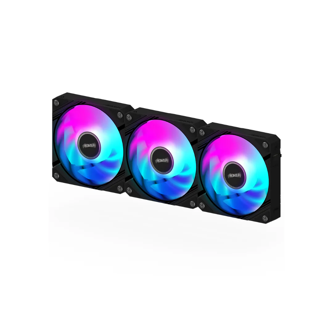 Gigabyte Aorus EZ Chain Fan 120mm 3-Pack CPU Cooler - Image 2