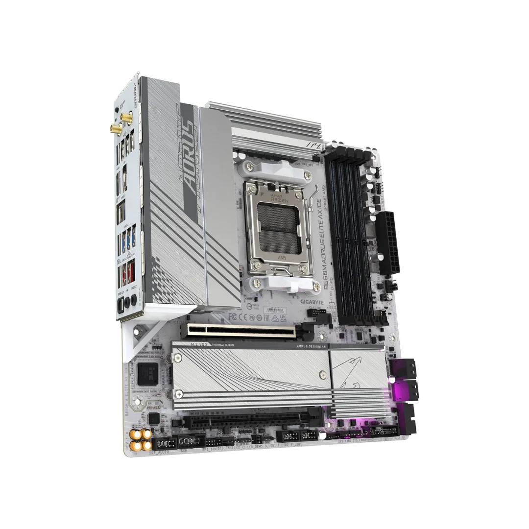 Gigabyte B650M Aorus Elite AX ICE DDR5 (AM5) Motherboard - Image 3