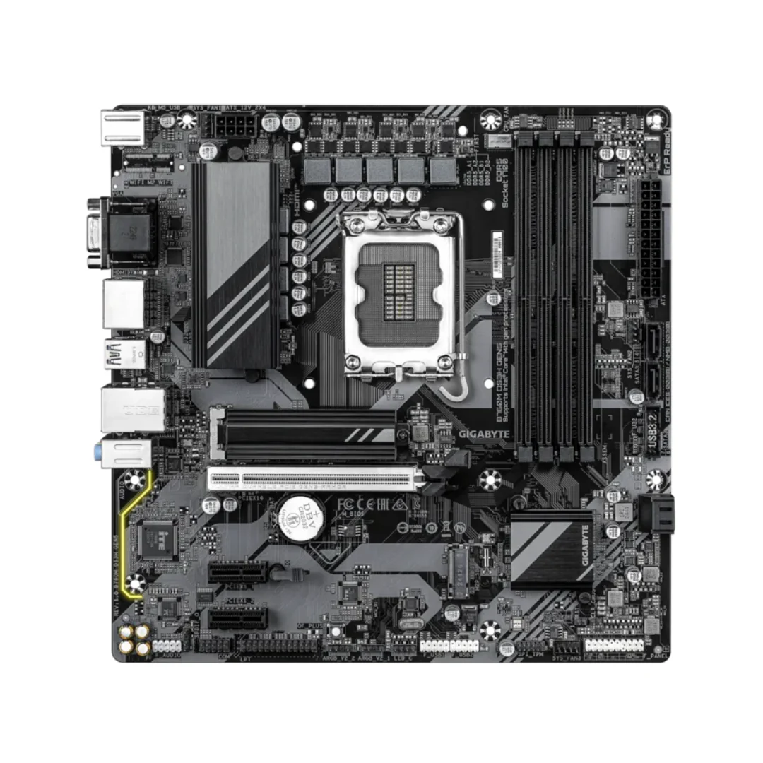 Gigabyte B760M DS3H Gen5 DDR5 LGA 1700 Motherboard - Image 2