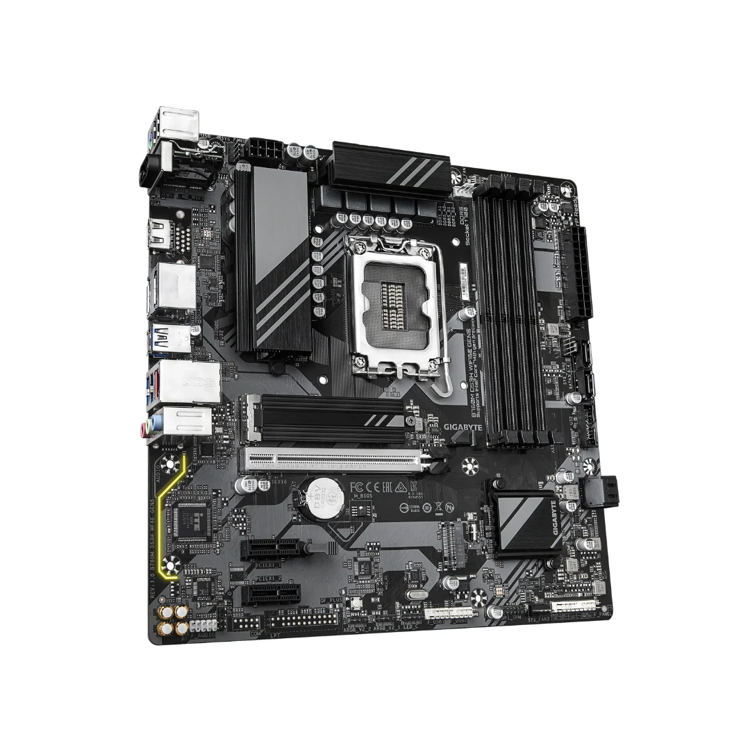 Gigabyte B760M DS3H WiFi6E Gen5 DDR5 LGA 1700 Motherboard - Image 3