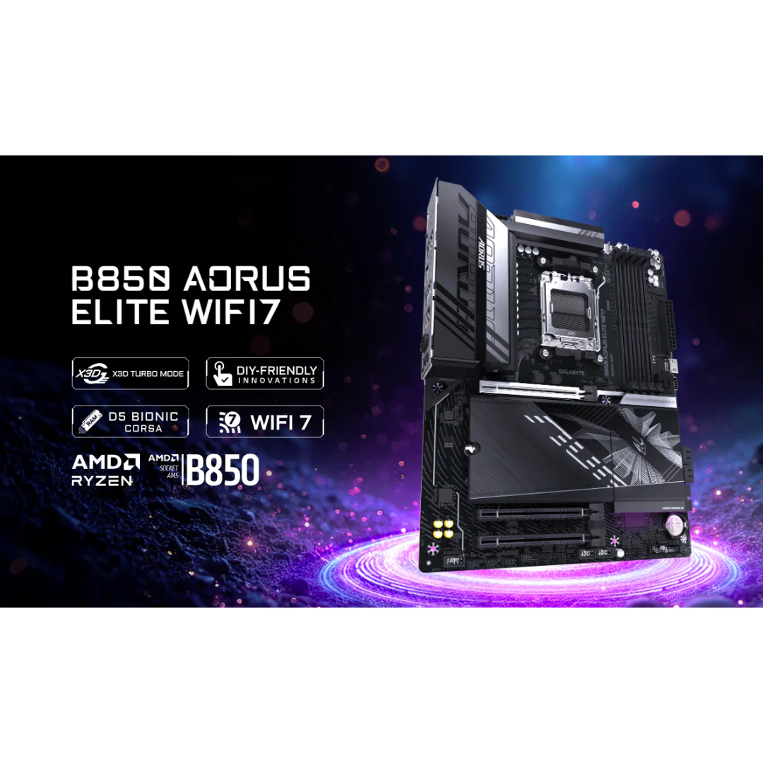 Gigabyte B850 Aorus Elite WiFi7 4*ddr5 ATX AM5 - Image 4
