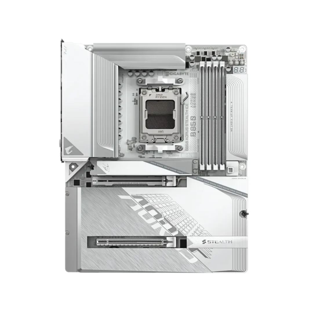 Gigabyte B850 Aorus Stealth ICE WiFi7 AM5 Motherboard - Image 2